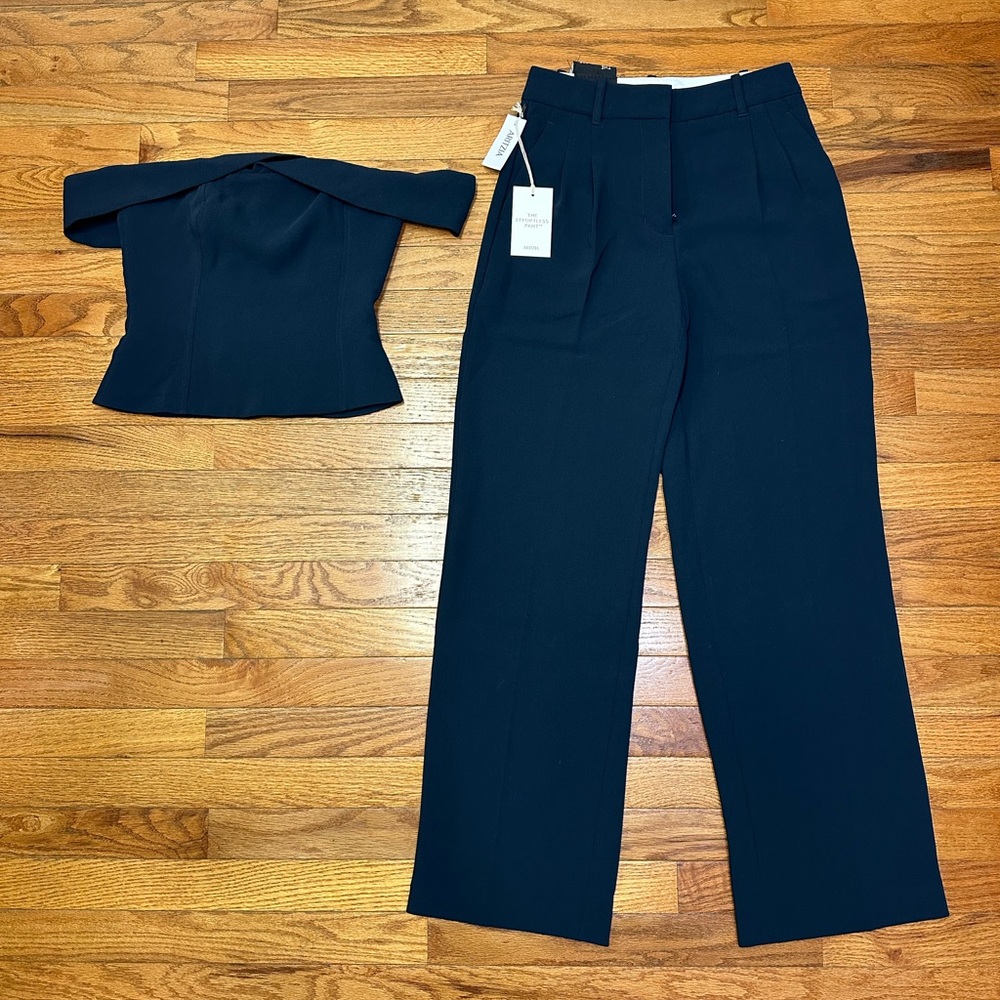 Aritzia Effortless Pant & Queens Top Set